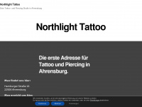 northlight-tattoo.de Webseite Vorschau