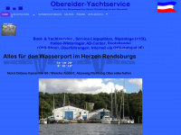 obereider-yachtservice.de Webseite Vorschau