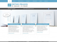 orthopaedie-aerzte.de Webseite Vorschau