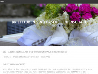 brieftaube.ch Webseite Vorschau
