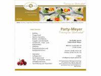 party-meyer-glinde.de Webseite Vorschau