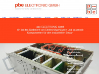 pbe-electronic.de Webseite Vorschau