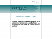pc-creativ.de Webseite Vorschau