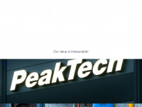 peaktech.de Webseite Vorschau
