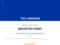 tsv-lensahn.de Webseite Vorschau