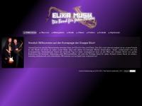 elixir-musik.de Webseite Vorschau
