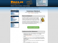 gaestebuecher.onlex.de Webseite Vorschau