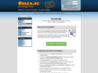 formmailer-werbefrei.onlex.de Webseite Vorschau