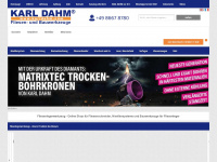 karldahm.com Webseite Vorschau