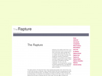 the-rapture.co.uk Webseite Vorschau