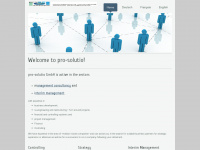 pro-solutio.com Webseite Vorschau