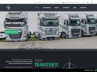 mader-transporte.de Webseite Vorschau