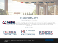 rehder-wohnungsbau.de Webseite Vorschau