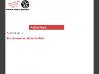 reifen-frank.de Webseite Vorschau