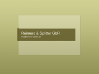 reimers-splitter.de Webseite Vorschau