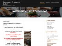 restaurant-friesenhof.de Webseite Vorschau