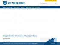 amt-schlei-ostsee.de Webseite Vorschau