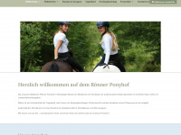 roenner-ponyhof.de Webseite Vorschau