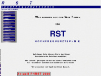 rst-hochfrequenztechnik.de Webseite Vorschau