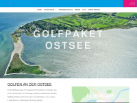 golfpaket-ostsee.de Webseite Vorschau