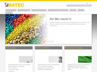 satec-seedcoating.de Webseite Vorschau