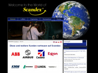 scandex.de Webseite Vorschau