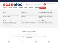 scanelec.de Webseite Vorschau