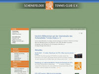 schenefelder-tc.de Webseite Vorschau