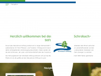schrobach-stiftung.de Webseite Vorschau