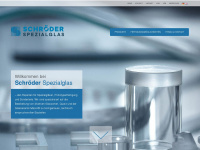 schroederglas.com Webseite Vorschau