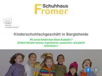 schuhhaus-froemer.de Webseite Vorschau