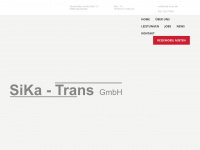 sika-trans.de Webseite Vorschau