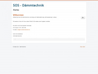 sos-daemmtechnik.de Webseite Vorschau