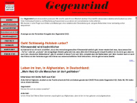 gegenwind.info Webseite Vorschau