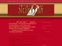 steinerhof.com Webseite Vorschau