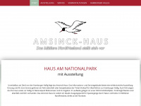 amsinck-haus.de Webseite Vorschau
