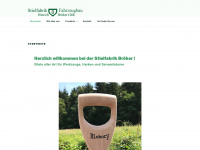 stielfabrik-broeker.de Webseite Vorschau
