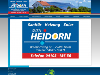 sven-heidorn.de Webseite Vorschau