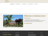 gaestehaus-szech.de Webseite Vorschau