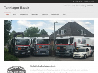 tanklager-baack.de Webseite Vorschau
