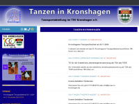 tanzen-in-kronshagen.de Webseite Vorschau