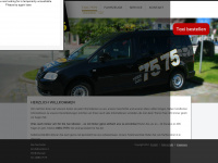 taxi-7575.de Webseite Vorschau