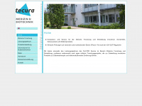 tecura.com Webseite Vorschau