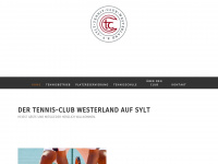 tennisclub-westerland.de Webseite Vorschau