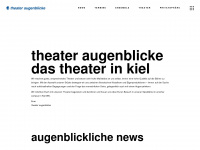 theater-augenblicke.de Webseite Vorschau