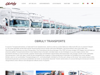 obruly-transporte.at Webseite Vorschau