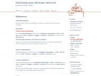 tierarzt-heinrich.de Webseite Vorschau