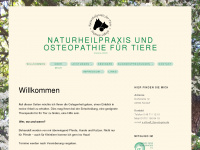 tier-naturheilpraxis-olhoeft.de Webseite Vorschau