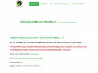 schwarzenbeker-handball.de Webseite Vorschau