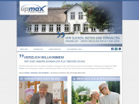 upmax.de Webseite Vorschau